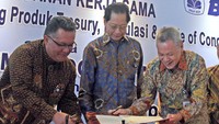 Penandatanganan dilakukan di kantor pusat BCA Jakarta Selasa (7/2). Pool/dok. BCA.