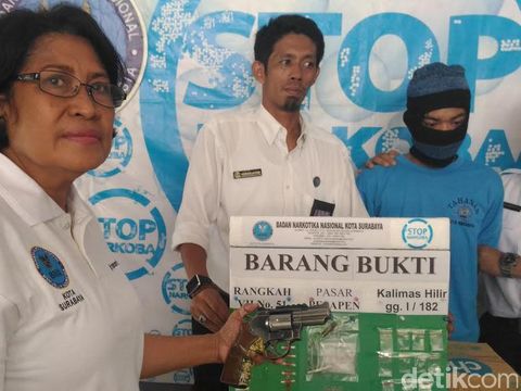 Tiga Rumah Digerebek BNNK Surabaya