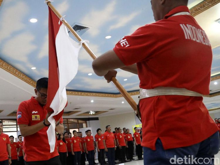 Pelepasan Kontingen Indonesia untuk Asian Winter Games