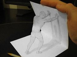 Gambar 3 Dimensi Menakjubkan Hanya Bermodal Pensil