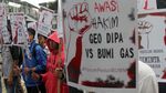 Aksi Selamatkan Geo Dipa di Depan KPK
