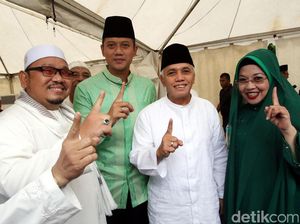 Agus-Sylvi Hadiri Istigasah Ormas Islam DKI