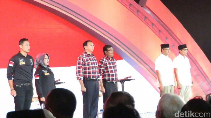 Quick Count Sementara Polmark: Ahok 45,6%, Anies 37,6%, Agus 16,8%
