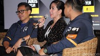 Venna Melinda memberikan penjelasan soal video klip AHY Seleb Satuju.