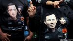 Pendukung Tiga Paslon Ramaikan Debat Terakhir