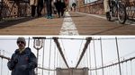 Penampakan Sebelum dan Sesudah Badai Salju di New York