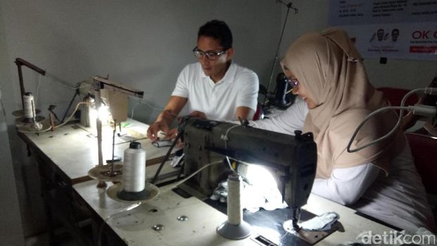 Sandiaga di pelatihan OK OCE / 