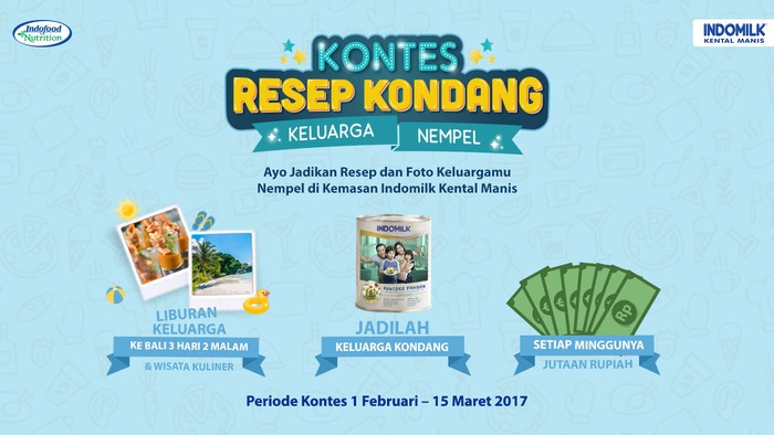 Indomilk Bagi-bagi Hadiah Menarik dengan Share Resep Andalan Keluarga