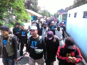 17 Bus Angkut Warga Solo Gabung Aksi 112 di Jakarta
