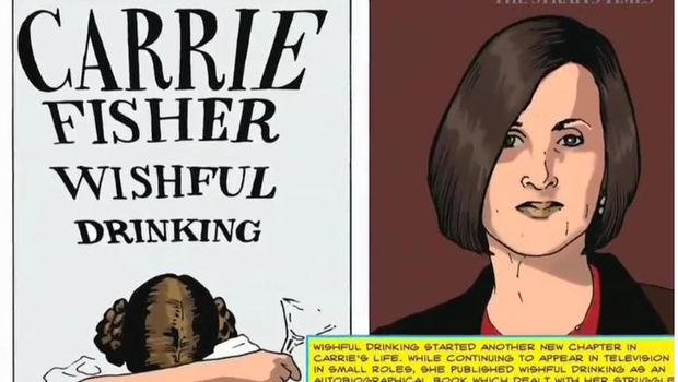 Kisah Carrie Fisher Jadi Komik!