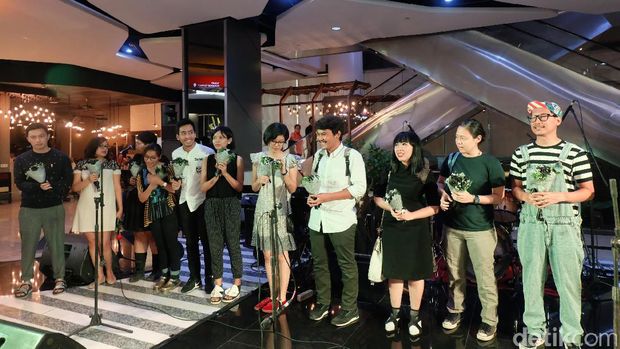 Pembukaan pameran 'Broken Heart Gallery' pada Kamis (9/2/2017) 