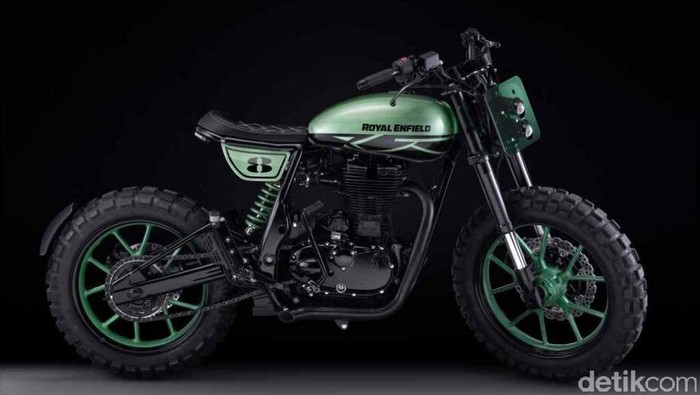 Royal Enfield Classic 500 Green Fly, Motor Pelahap Segala Medan