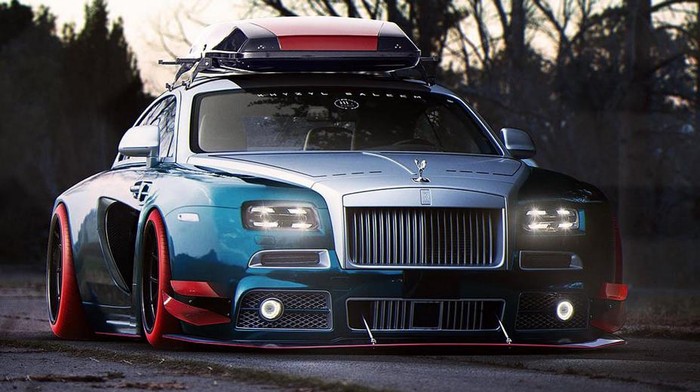 Rolls-Royce Wraith Ini Tampil Layaknya Mobil Balap