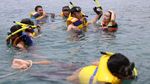 Ikut Uki NOAH Snorkeling di Lombok Bareng Anak dan Istrinya