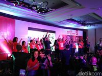 Lagu 'Ini Jakarta' Buka Acara Pendukung Badja, Ahok-Djarot Joget