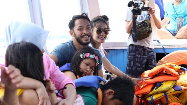Uki 'NOAH' snorkeling di Gili Trawangan.
