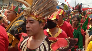 Ini merupakan puncak perayaan Cap Go Meh di Singkawang, Kalimantan Barat. (detikINET/Adi Fida Rahman)