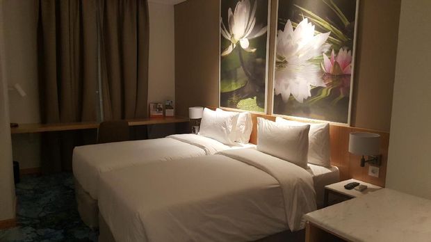 Suasana kamar Hotel Swiss-Bellinn Singkawang (Fitraya/detikTravel)