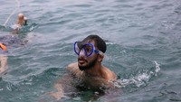 Menurut Uki, Gili Trawangan merupakan salah satu spot yang bagus untuk snorkeling. Foto: Hanif Hawari