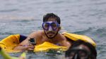 Ikut Uki NOAH Snorkeling di Lombok Bareng Anak dan Istrinya