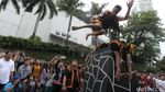 Aksi Lompat Batu Ramaikan Festival Budaya Nias