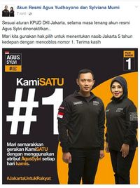 Ini Postingan Terakhir Cagub Cawagub DKI Tutup Kampanye di Medsos