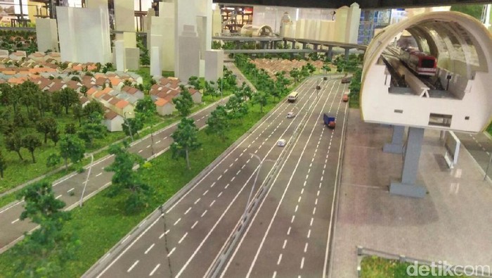 Penampakan Proyek LRT Jabodebek di Indonesia Property Expo