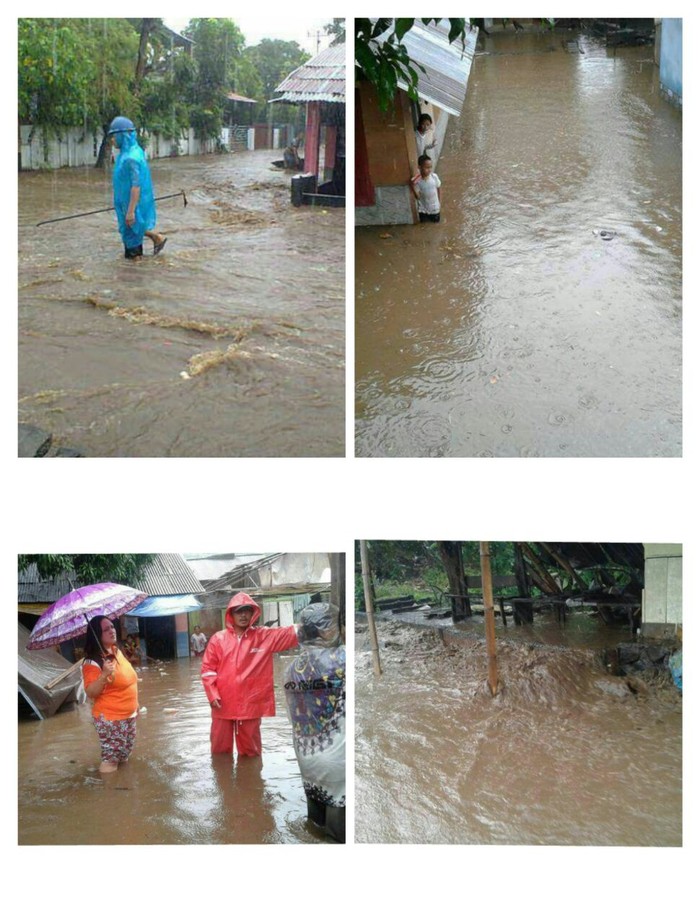 Banjir Bandang Rendam Permukiman di Bitung, Sulawesi Utara