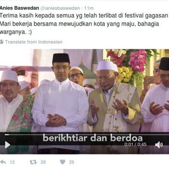 Ini Postingan Terakhir Cagub Cawagub DKI Tutup Kampanye di Medsos
