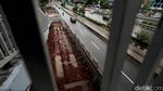 Proyek LRT Sampai di Jalan MT Haryono