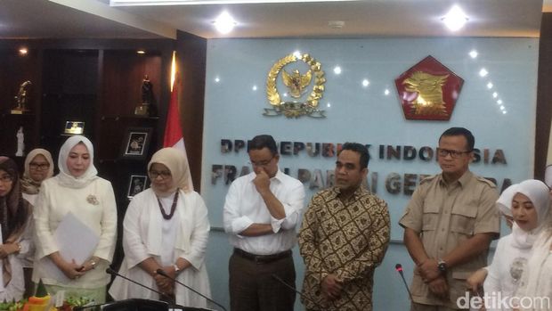 Masa Tenang, Anies Jadi Juri Lomba Tumpeng Fraksi Gerindra 