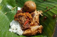 Gudeg Jogja yang manis pedas.