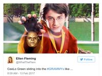 Kostum Emas CeeLo Green di #GRAMMYs Jadi Sasaran Iseng Netizen
