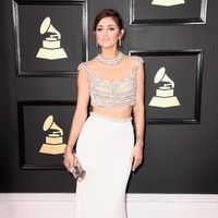 Caroline DAmore, GRAMMY Awards at STAPLES Center on February 12, 2017 in Los Angeles, California.  (Photo by Frazer Harrison/Getty Images)