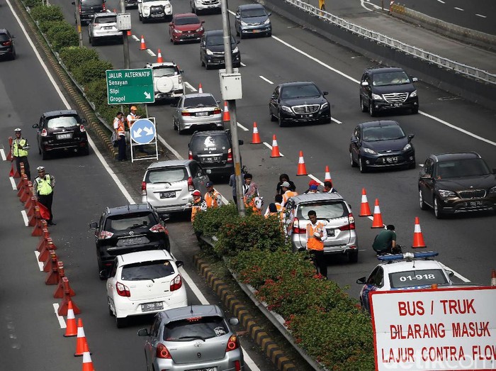 Polisi: Contraflow di Tol Dalkot Efektif Kurangi Kemacetan