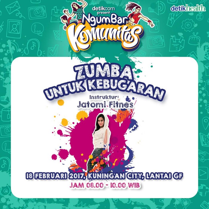 Mau Zumba yang Fun Plus Banyak Teman? Ikut Aja NgumBar