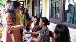 Puan Tinjau Korban Banjir Bandang di Bitung