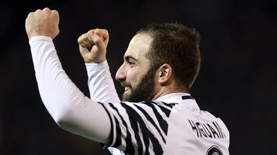 Higuain Jadi Pahlawan Kemenangan Juve atas Cagliari