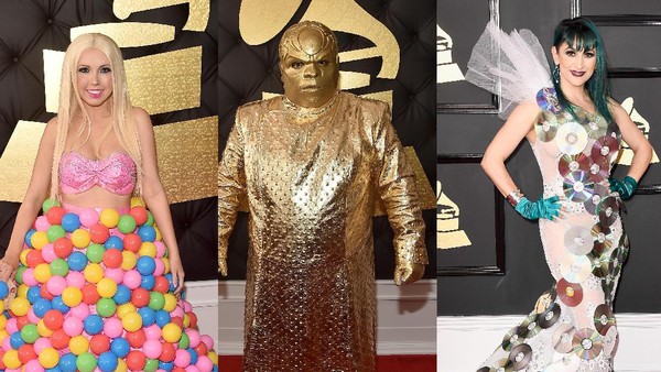 Penampilan Aneh di Grammy 2017, Mulai dari Bola hingga Kepingan CD