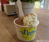 Il Vero Gelateria: Lembutnya Artisan Gelato Rasa Bacio dan Salted Caramel Biscuit