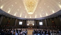 Suasana di dalam Gedung MA saat pemilihan.