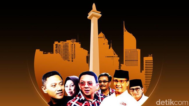 Melihat Kekuatan Suara di Lokasi Cagub-Cawagub DKI Mencoblos