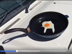 Cuaca Panas Ekstrem, Polisi Australia Goreng Telur di Atas Mobil