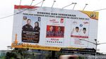 Reklame Dukung Pilkada DKI, Nampang di Beberapa Jalan