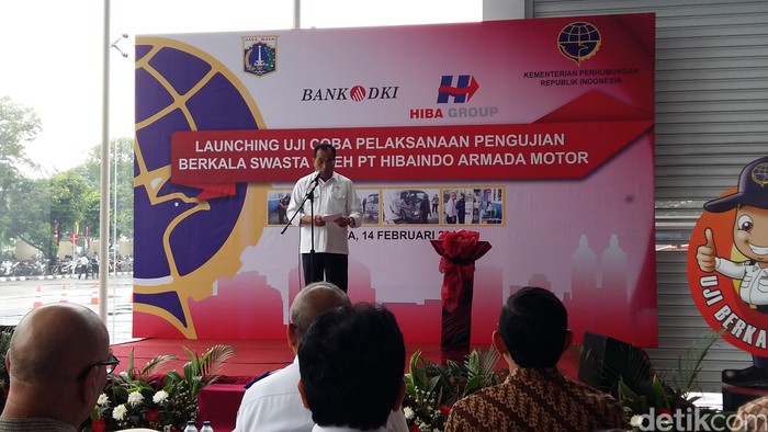 Menhub Luncurkan Uji Coba Pelaksanaan Uji Kir Swasta