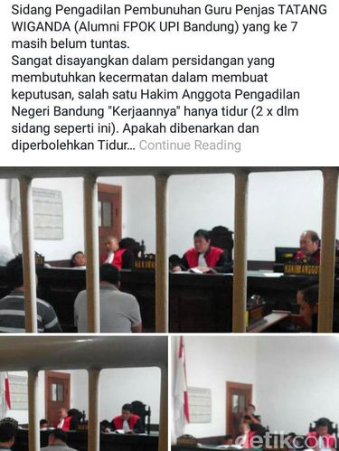 Viral Hakim Tidur Saat Sidang, PN Bandung Sudah Lapor ke PT Jabar