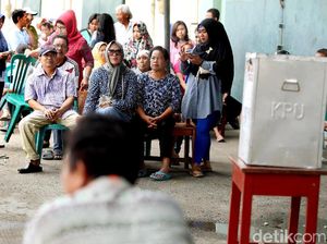 Real Count KPU 93 Persen, 1.570.185 Warga DKI Jakarta Golput