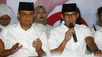 Meski unggul di beberapa quick count, Sandiaga meminta pendukungnya tidak lupa diri. Dia menegaskan bahwa hasil quick count itu bukanlah hasil akhir. Yang terpenting, mereka tetap bertekad untuk menjadikan warga Jakarta bahagia.