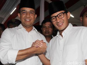 Anies-Sandi Hadiri Pertemuan Gerindra di Rumah Prabowo