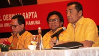 Sekjen Hanura Sarifudin Sudding memberikan pemaparan dalam rapat persiapan pelantikan pengurus harian DPP Hanura periode 2016-2020.
